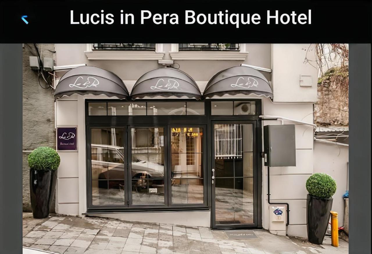 Lucis In Pera Boutique Hotel Istanbul Bagian luar foto