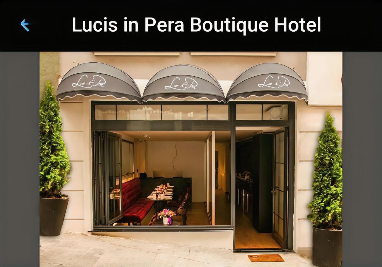 Lucis In Pera Boutique Hotel Istanbul Bagian luar foto